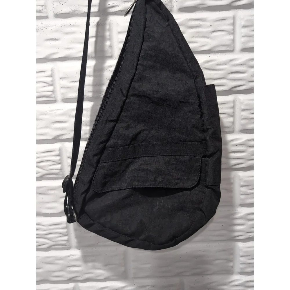 AmeriBag Healthy Back Bag Backpack Crossbody Sling Day Pack Adjustable Strap